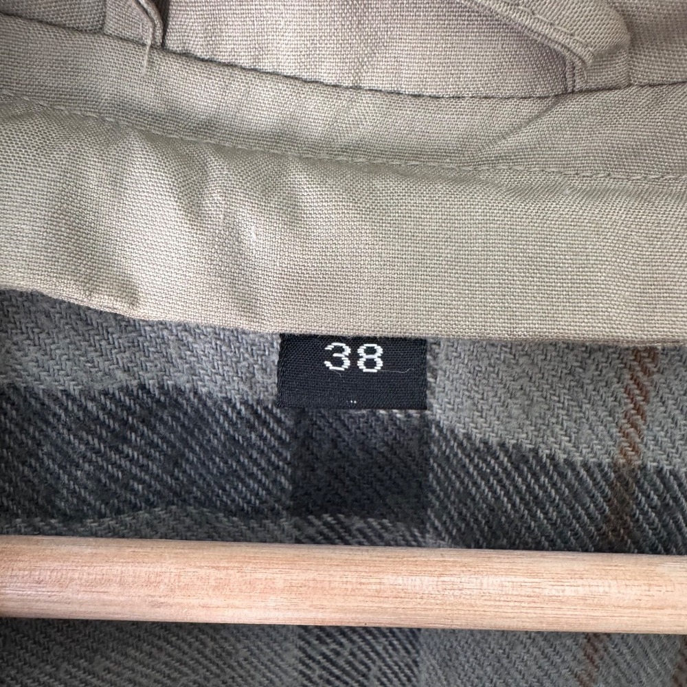 Vintage C&A Trench Mac Double Breasted Belted Coat Size 38 - Picture 4 of 13